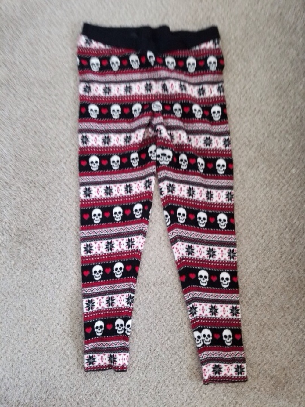 Torrid skull heart thick sweater leggings - Picture 7 of 13